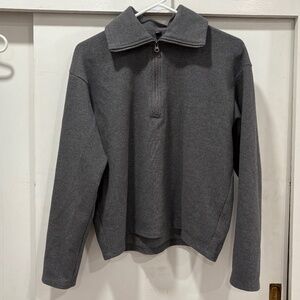Uniqlo Gray Quarter Zip